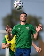 31 May 2021; Troy Parrott and Harry Arter, left, during a Republic of Ireland training session at PGA Catalunya Resort in Girona, Spain. Photo by Stephen McCarthy/Sportsfile