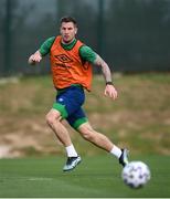 31 May 2021; James Collins during a Republic of Ireland training session at PGA Catalunya Resort in Girona, Spain. Photo by Stephen McCarthy/Sportsfile