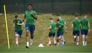 31 May 2021; Chiedozie Ogbene during a Republic of Ireland training session at PGA Catalunya Resort in Girona, Spain. Photo by Stephen McCarthy/Sportsfile