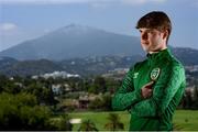 1 June 2021; Republic of Ireland's Luca Connell poses for a portrait at their team hotel in Marbella, Spain. Photo by Stephen McCarthy/Sportsfile