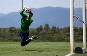 1 June 2021; Goalkeeper Gavin Bazunu during a Republic of Ireland training session at PGA Catalunya Resort in Girona, Spain. Photo by Stephen McCarthy/Sportsfile