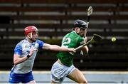 23 May 2021; Conor Boylan of Limerick in action against Calum Lyons of Waterford during the Allianz Hurling League Division 1 Group A Round 3 match between Waterford and Limerick at Walsh Park in Waterford. Photo by Sam Barnes/Sportsfile