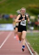 29 May 2021; Robyn McKee of Annadale Striders AC competing in the Women's 5000m event during the Belfast Irish Milers' Meeting at Mary Peters Track in Belfast. Photo by Sam Barnes/Sportsfile