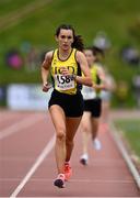 29 May 2021; Danielle Donegan of UCD AC, Dublin, competing in the Women's 5000m event during the Belfast Irish Milers' Meeting at Mary Peters Track in Belfast. Photo by Sam Barnes/Sportsfile