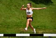 29 May 2021; Michelle Finn of Leevale, Cork, competing in the Women's 3000m Steeplechase  event during the Belfast Irish Milers' Meeting at Mary Peters Track in Belfast. Photo by Sam Barnes/Sportsfile