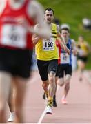 29 May 2021; Michael McKillop competing in the Men's 800m C event during the Belfast Irish Milers' Meeting at Mary Peters Track in Belfast. Photo by Sam Barnes/Sportsfile