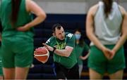 30 May 2021; Head coach James Weldon during Ireland’s senior women’s squad training at the National Basketball Arena, as they prepare for the FIBA European Championship for Small Countries, which takes in Cyprus in July. Photo by Brendan Moran/Sportsfile