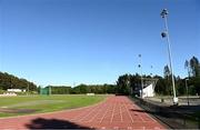 29 May 2021; A general view of Mary Peters Track after the Belfast Irish Milers' Meeting at Mary Peters Track in Belfast. Photo by Sam Barnes/Sportsfile