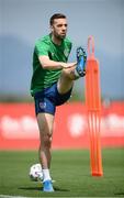 1 June 2021; Shane Duffy during a Republic of Ireland training session at PGA Catalunya Resort in Girona, Spain. Photo by Stephen McCarthy/Sportsfile