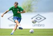 1 June 2021; Troy Parrott during a Republic of Ireland training session at PGA Catalunya Resort in Girona, Spain. Photo by Stephen McCarthy/Sportsfile