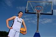 2 June 2021; Ireland international Áine O’Connor at the launch of Basketball Ireland’s nationwide '3x3 Roadshow' at the National Basketball Arena in Dublin, as basketball prepares to return to competitive action on June 7th. Photo by Brendan Moran/Sportsfile