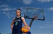 2 June 2021; Ireland international Gráinne Dwyer at the launch of Basketball Ireland’s nationwide '3x3 Roadshow' at the National Basketball Arena in Dublin, as basketball prepares to return to competitive action on June 7th. Photo by Brendan Moran/Sportsfile