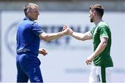 2 June 2021; Republic of Ireland head coach Jim Crawford and Will Ferry after the U21 International friendly match between Australia and Republic of Ireland at Marbella Football Centre in Marbella, Spain. Photo by Mateo Villalba Sanchez/Sportsfile