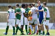 2 June 2021; Republic of Ireland players celebrate after the U21 International friendly match between Australia and Republic of Ireland at Marbella Football Centre in Marbella, Spain. Photo by Mateo Villalba Sanchez/Sportsfile