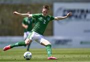 2 June 2021; Andy Lyons of Republic of Ireland with the ball during the U21 International friendly match between Australia and Republic of Ireland at Marbella Football Centre in Marbella, Spain. Photo by Mateo Villalba Sanchez/Sportsfile