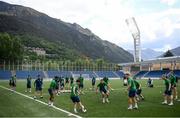 2 June 2021; A general view of players during a Republic of Ireland training session at Estadi Nacional in Andorra. Photo by Stephen McCarthy/Sportsfile