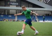 2 June 2021; James Collins during a Republic of Ireland training session at Estadi Nacional in Andorra. Photo by Stephen McCarthy/Sportsfile