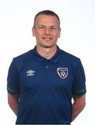 29 May 2021; Manager Jim Crawford during a Republic of Ireland U21's portrait session at Barceló Marbella in Spain. Photo by Stephen McCarthy/Sportsfile