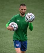 2 June 2021; Conor Hourihane during a Republic of Ireland training session at Estadi Nacional in Andorra. Photo by Stephen McCarthy/Sportsfile