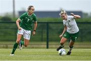 2 June 2021; Stephanie Roche in action against Saoirse Noonan during a Republic of Ireland home-based training session at FAI Headquarters in Abbotstown, Dublin. Photo by David Fitzgerald/Sportsfile