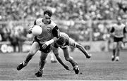 2 June 1991; Paul Curran of Dublin in action against Terry Ferguson of Meath during the Leinster Senior Football Championship Preliminary Round match between Dublin and Meath at Croke Park in Dublin. Photo by Ray McManus/Sportsfile