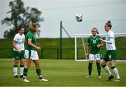 2 June 2021; Players, from left, Emily Murphy, Nadine Clare, Katie Malone and Jessica Gleeson during a Republic of Ireland home-based training session at FAI Headquarters in Abbotstown, Dublin. Photo by David Fitzgerald/Sportsfile