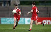 29 May 2021; Conor Shields of Tyrone, left, and Conor Meyler during the Allianz Football League Division 1 North Round 3 match between Tyrone and Monaghan at Healy Park in Omagh, Tyrone. Photo by David Fitzgerald/Sportsfile