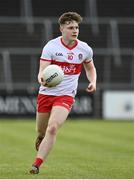 29 May 2021; Ethan Doherty of Derry during the Allianz Football League Division 3 North Round 3 match between Cavan and Derry at Kingspan Breffni in Cavan. Photo by Harry Murphy/Sportsfile