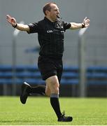 30 May 2021; Referee Seamus Mulvihill during the Allianz Football League Division 2 South Round 3 match between Clare and Cork at Cusack Park in Ennis, Clare. Photo by Harry Murphy/Sportsfile