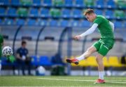 3 June 2021; Ronan Curtis of Republic of Ireland warms up before the International friendly match between Andorra and Republic of Ireland at Estadi Nacional in Andorra. Photo by Stephen McCarthy/Sportsfile