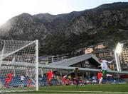 3 June 2021; Ronan Curtis of Republic of Ireland has an attempt on goal during the International friendly match between Andorra and Republic of Ireland at Estadi Nacional in Andorra. Photo by Stephen McCarthy/Sportsfile