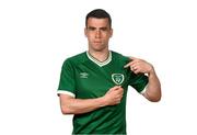 1 June 2021; Seamus Coleman during a Republic of Ireland portrait session at their team hotel in the PGA Catalunya Resort, Spain. Photo by Stephen McCarthy/Sportsfile