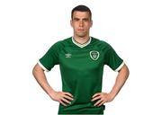 1 June 2021; Seamus Coleman during a Republic of Ireland portrait session at their team hotel in the PGA Catalunya Resort, Spain. Photo by Stephen McCarthy/Sportsfile