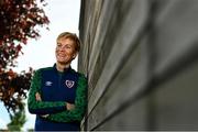 4 June 2021; Republic of Ireland WNT manager Vera Pauw poses for a portrait before the Republic of Ireland Women squad announcement at FAI Headquarters in Abbotstown, Dublin. Photo by Eóin Noonan/Sportsfile