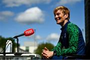4 June 2021; Republic of Ireland WNT manager Vera Pauw during the Republic of Ireland Women squad announcement at FAI Headquarters in Abbotstown, Dublin. Photo by Eóin Noonan/Sportsfile