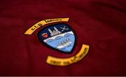 3 June 2021; A detailed view of the Westmeath jersey during a Westmeath football squad portrait session at The Downs GAA Club in Mullingar, Westmeath. Photo by Seb Daly/Sportsfile