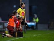 28 May 2021; Craig Casey of Munster receives medical attention for an injury during the Guinness PRO14 Rainbow Cup match between Munster and Cardiff Blues at Thomond Park in Limerick. Photo by Piaras Ó Mídheach/Sportsfile