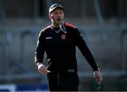 29 May 2021; Armagh coach Ciarán McKeever in the warm-up before the Allianz Football League Division 1 North Round 3 match between Armagh and Donegal at the Athletic Grounds in Armagh. Photo by Piaras Ó Mídheach/Sportsfile