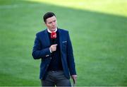 29 May 2021; Eir sport presenter Connor Morris before the Allianz Football League Division 1 North Round 3 match between Armagh and Donegal at the Athletic Grounds in Armagh. Photo by Piaras Ó Mídheach/Sportsfile