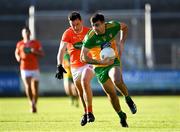 29 May 2021; Caolan McGonagle of Donegal in action against Aaron McKay of Armagh during the Allianz Football League Division 1 North Round 3 match between Armagh and Donegal at the Athletic Grounds in Armagh. Photo by Piaras Ó Mídheach/Sportsfile