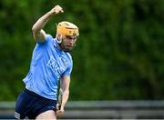 5 June 2021; Ronan Hayes of Dublin celebrates scoring his side's first goal during the Allianz Hurling League Division 1 Group B Round 4 match between Dublin and Clare at Parnell Park in Dublin. Photo by Piaras Ó Mídheach/Sportsfile