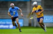 5 June 2021; Aidan McCarthy of Clare in action against Paddy Smyth of Dublin during the Allianz Hurling League Division 1 Group B Round 4 match between Dublin and Clare at Parnell Park in Dublin. Photo by Piaras Ó Mídheach/Sportsfile