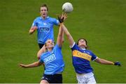 5 June 2021; Jennifer Dunne of Dublin in action against Anna Rose Kennedy of Tipperary during the Lidl Ladies Football National League Division 1B Round 3 match between Tipperary and Dublin at Semple Stadium in Thurles, Tipperary. Photo by Seb Daly/Sportsfile