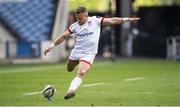 5 June 2021; Ian Madigan of Ulster kicks a late penalty to win the match during the Guinness PRO14 Rainbow Cup match between Edinburgh and Ulster at BT Murrayfield Stadium in Edinburgh, Scotland. Photo by Paul Devlin/Sportsfile