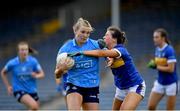 5 June 2021; Jennifer Dunne of Dublin in action against Lucy Spillane of Tipperary during the Lidl Ladies Football National League Division 1B Round 3 match between Tipperary and Dublin at Semple Stadium in Thurles, Tipperary. Photo by Seb Daly/Sportsfile