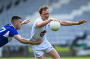 30 May 2021; Paul Cribbin of Kildare in action against Brian Daly of Laois during the Allianz Football League Division 2 South Round 3 match between Laois and Kildare at MW Hire O'Moore Park in Portlaoise, Laois. Photo by Piaras Ó Mídheach/Sportsfile
