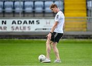 30 May 2021; Injured Kildare footballer Daniel Flynn before the Allianz Football League Division 2 South Round 3 match between Laois and Kildare at MW Hire O'Moore Park in Portlaoise, Laois. Photo by Piaras Ó Mídheach/Sportsfile
