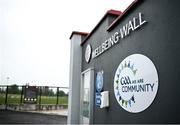 10 June 2021; The Wellbeing Wall at the GAA for Dads & Lads Launch at St. Patricks GFC in Donagh, Fermanagh. Photo by David Fitzgerald/Sportsfile