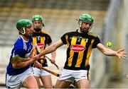 6 June 2021; Tommy Walsh of Kilkenny in action against Ross King of Laois during the Allianz Hurling League Division 1 Group B Round 4 match between Kilkenny and Laois at UPMC Nowlan Park in Kilkenny. Photo by Eóin Noonan/Sportsfile