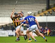 6 June 2021; Tadhg O'Dwyer of Kilkenny in action against Ciaran McEvoy of Laois during the Allianz Hurling League Division 1 Group B Round 4 match between Kilkenny and Laois at UPMC Nowlan Park in Kilkenny. Photo by Eóin Noonan/Sportsfile